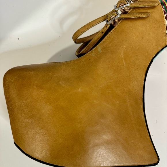 Taylor Says Hispanic Heritage Inspired Heelless Platform Light Brown Chili 7M - Picture 6 of 16